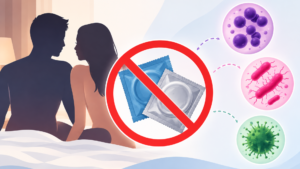 Ilustrasi penyakit menular seksual ditularkan melalui hubungan beresiko